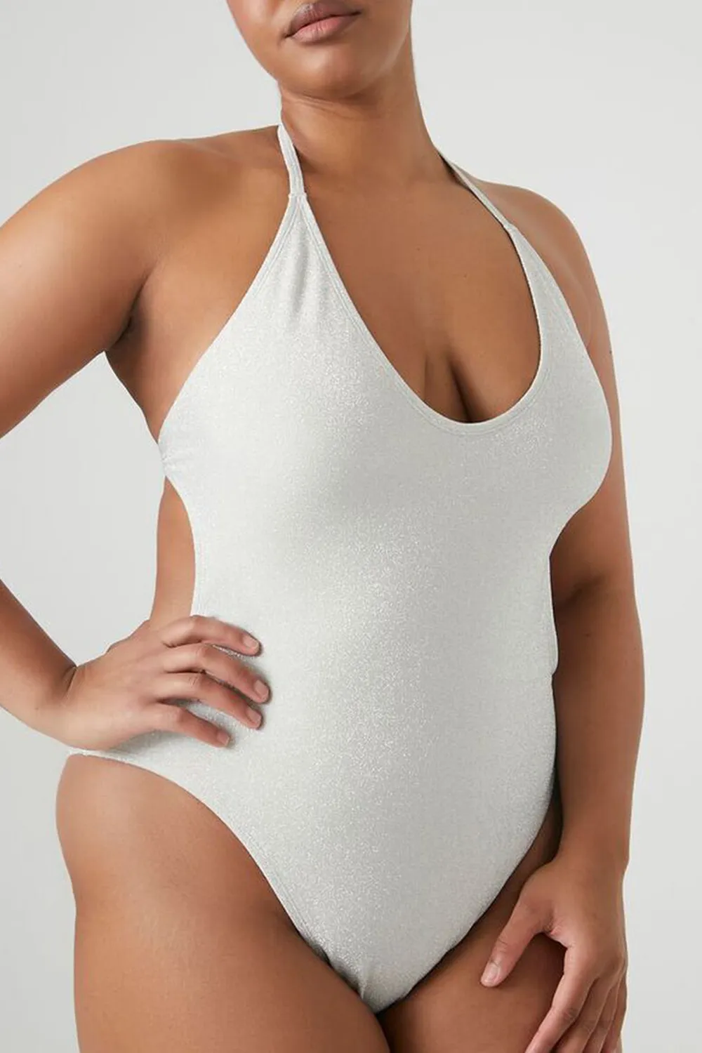 Plus Size Seamless One-Piece Swimsuit