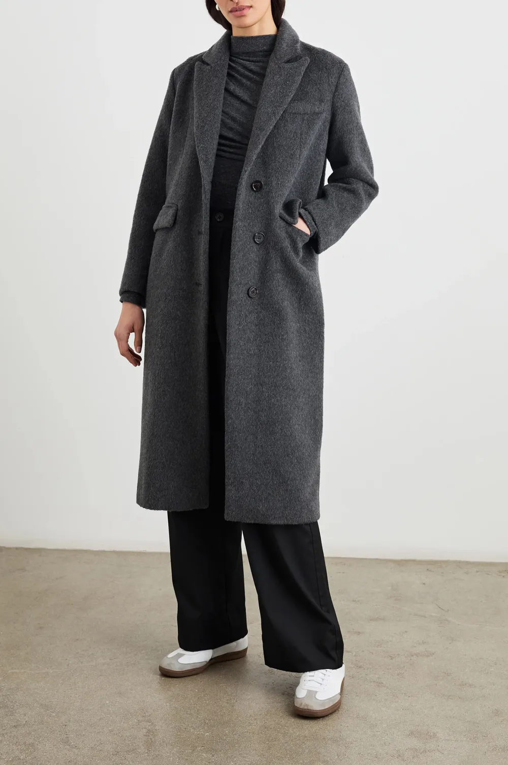 Alpaca Wool Blended Warm And Padded Women's Coat