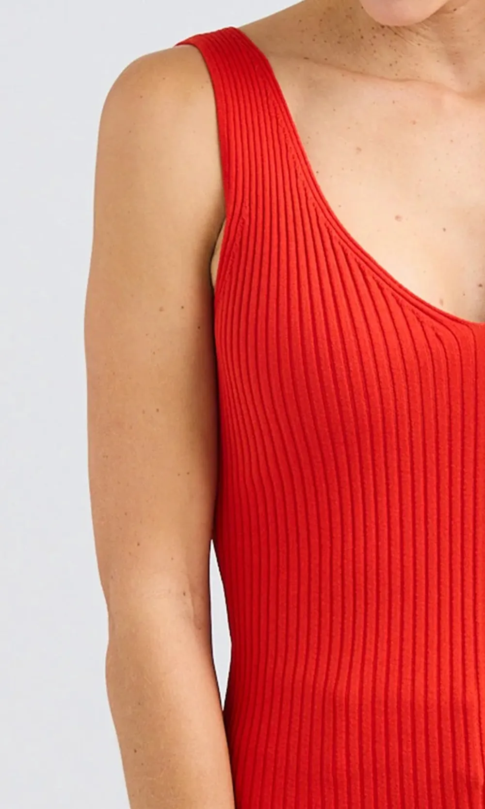 Thick Striped V-Neck Knitted Vest