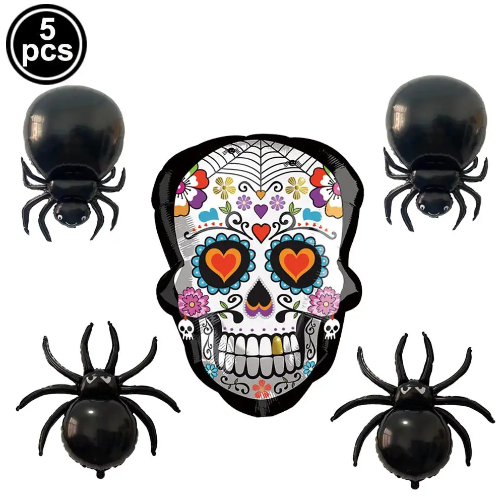 4D 22inch Halloween Foil Inflatable Eyeball Decoration Spooky Halloween Party Supplies Eyeball Balloons Halloween Home Decors