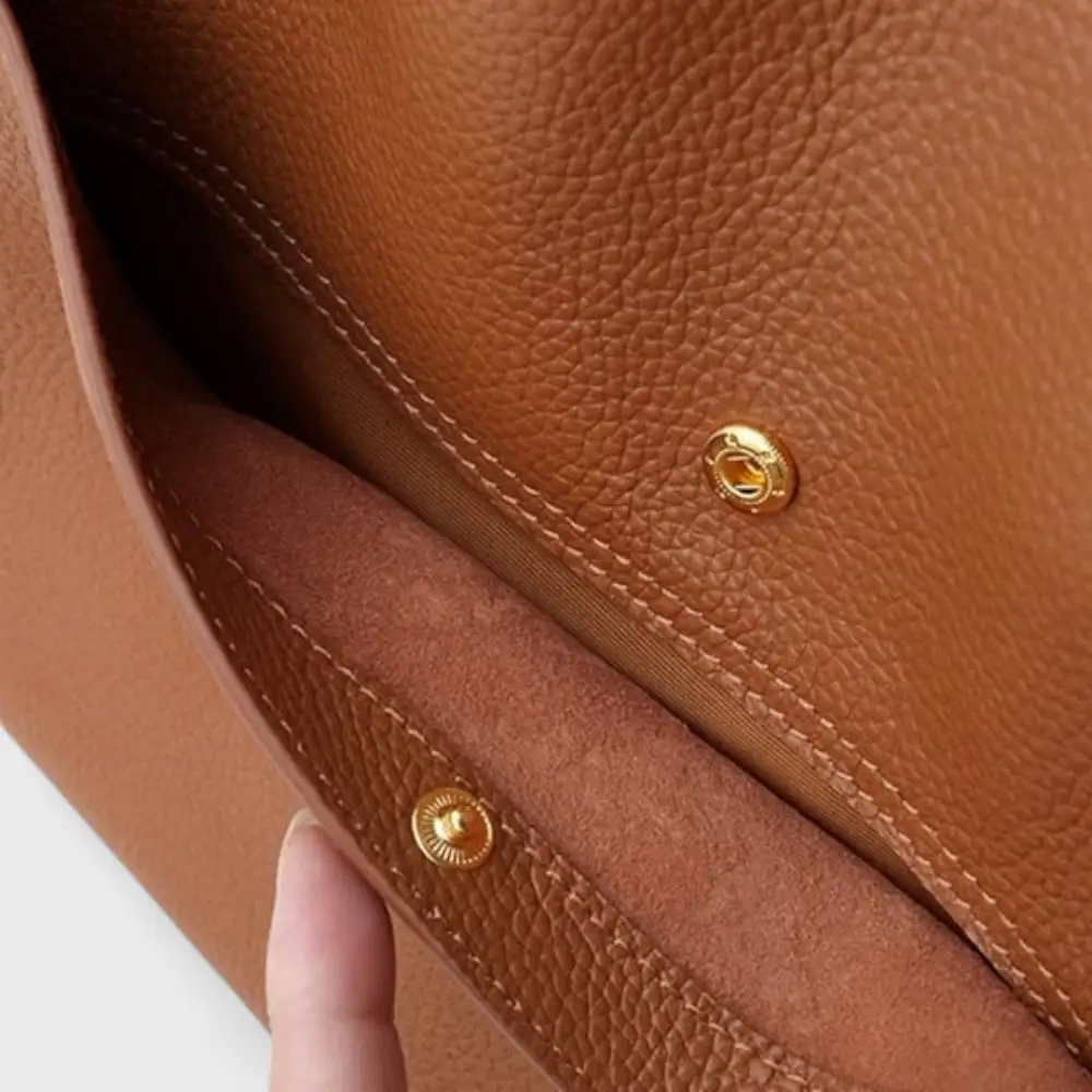 Utility Vegan Leather Shoulder Bag