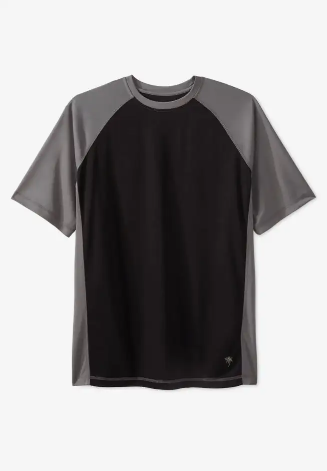 Cling-Free Raglan Short Sleeve Swim Shirt