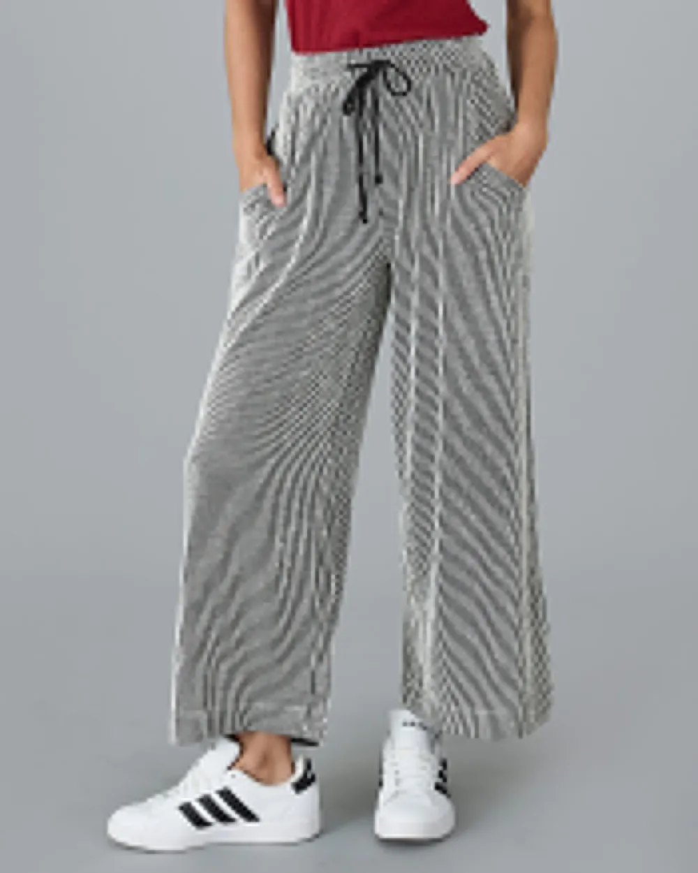 Striped Wide Leg Pant