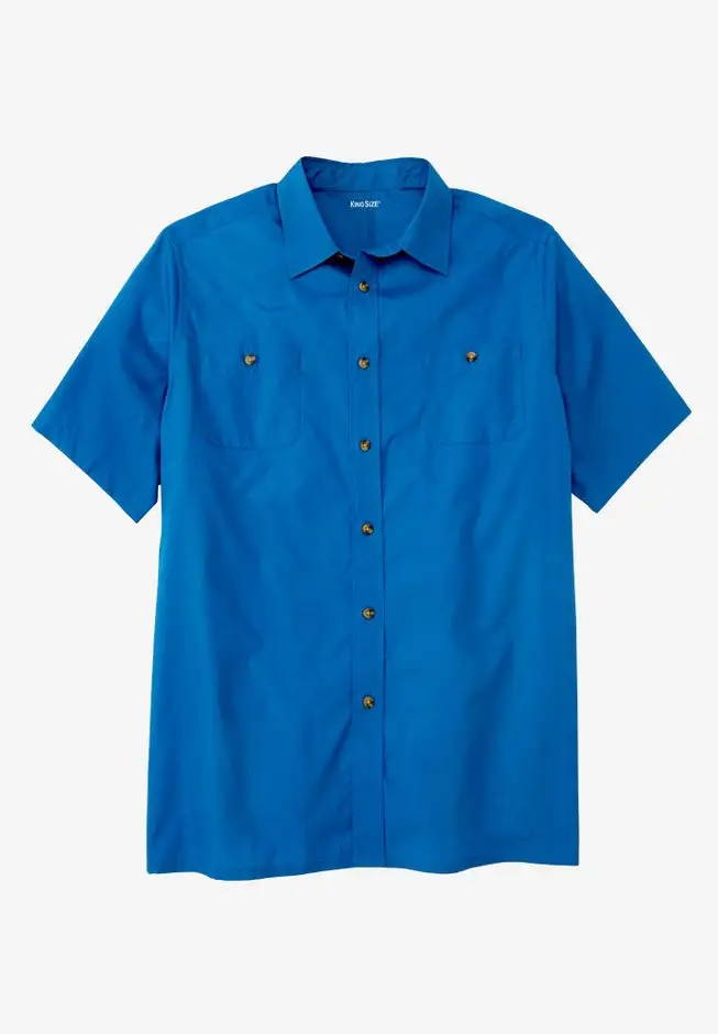 Short-Sleeve Pocket Sport Shirt