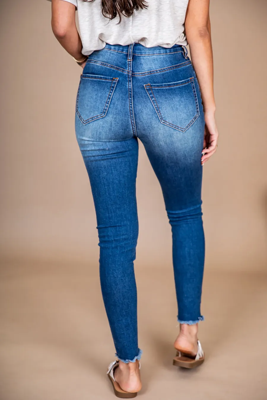 Medium Wash High Waist Jeans