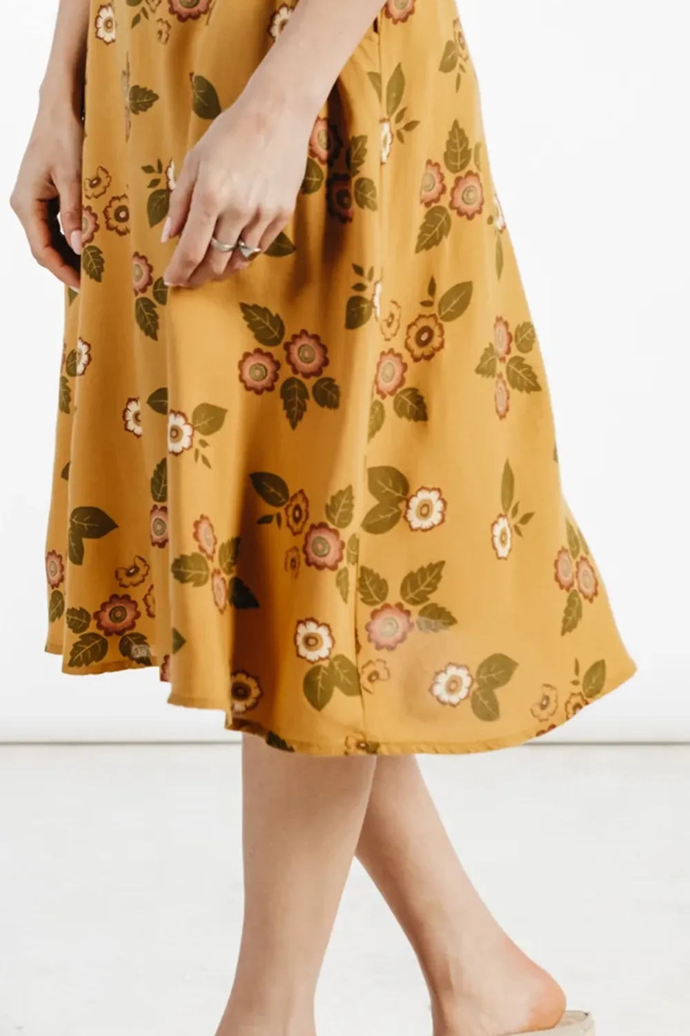 The Plants Print Casual Skirt
