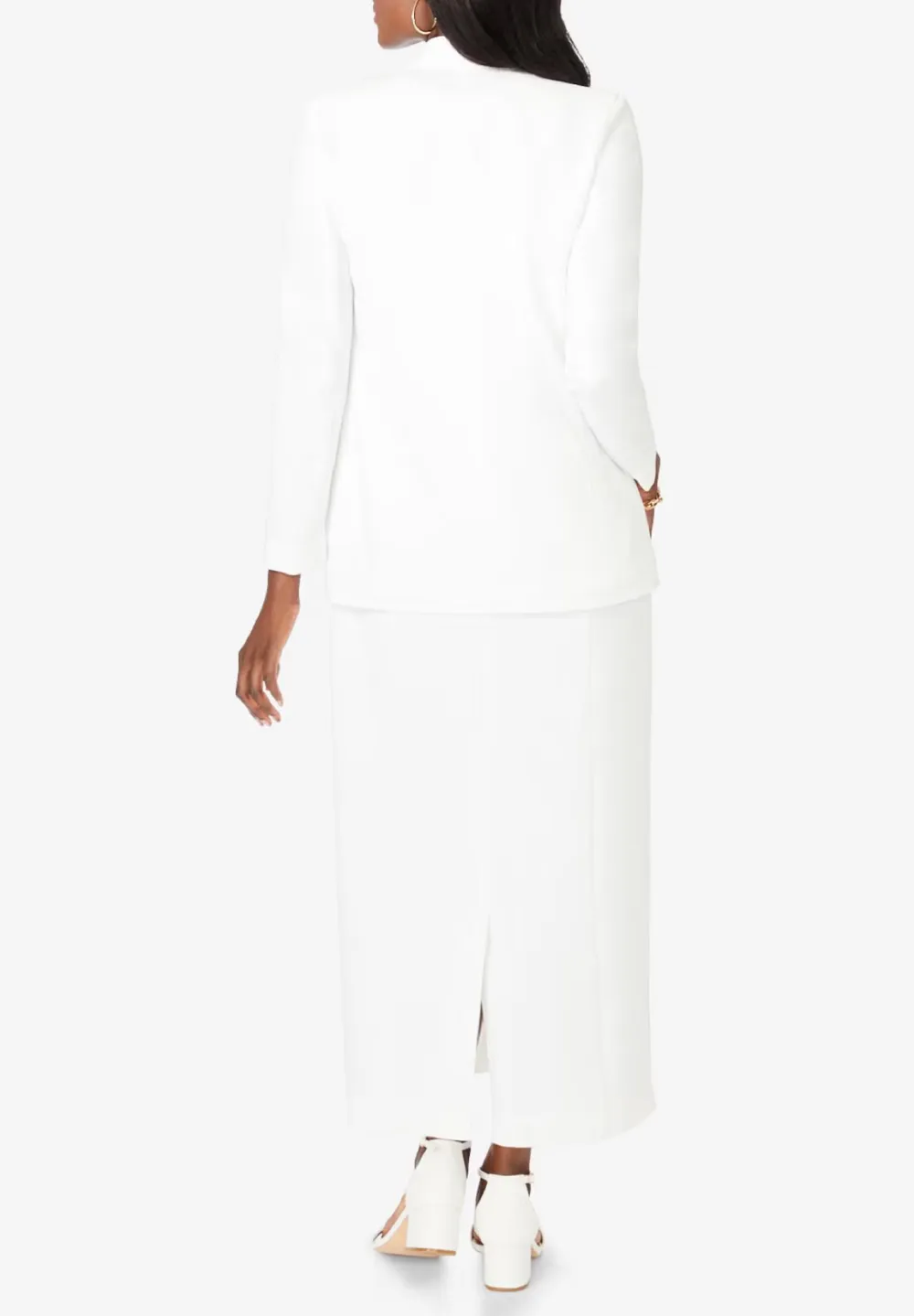 Solid Color Two-Piece Dress Set