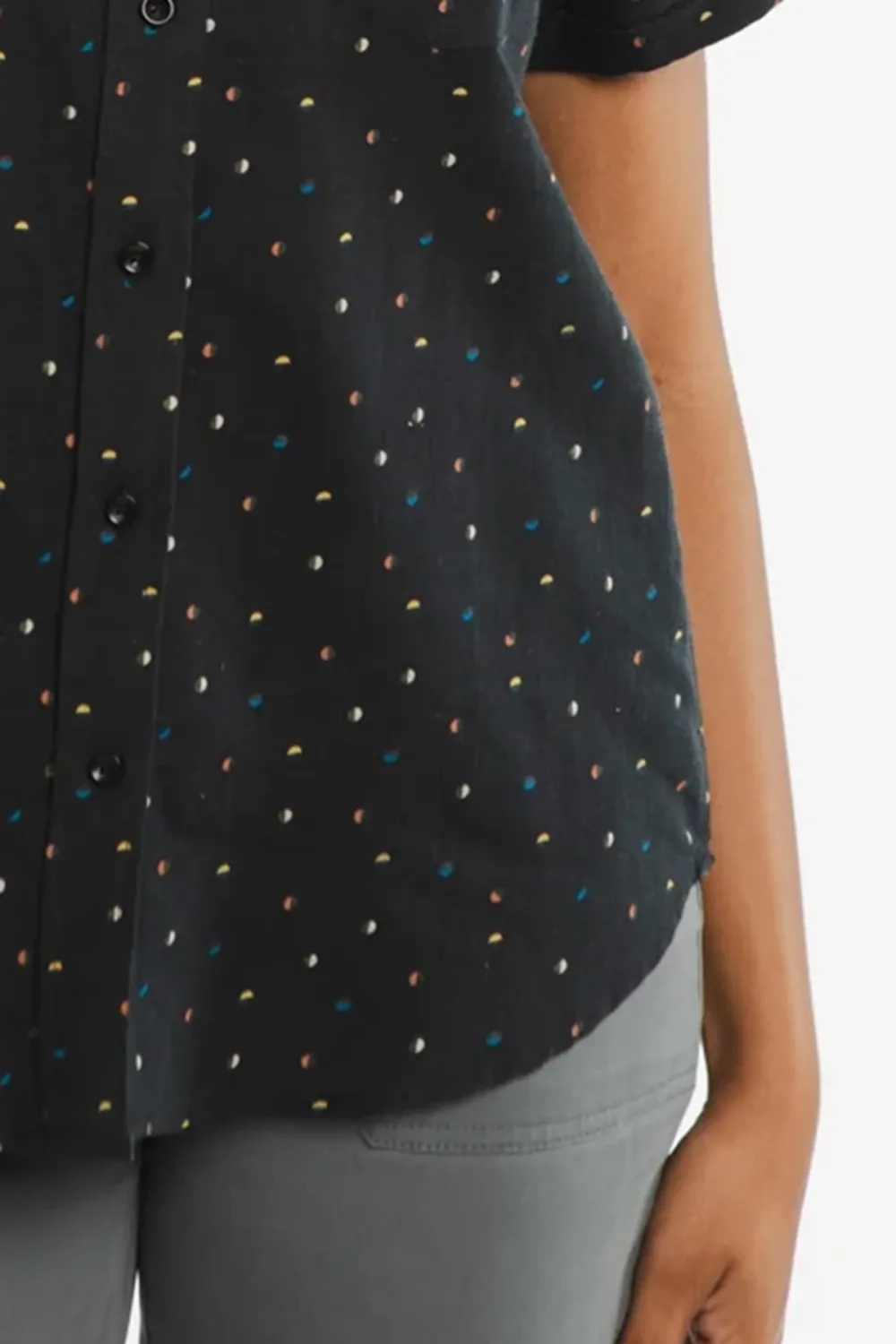 The Button Front Short Sleeve