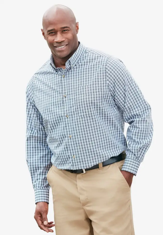 Long Sleeve Wrinkle Free Sport Shirt