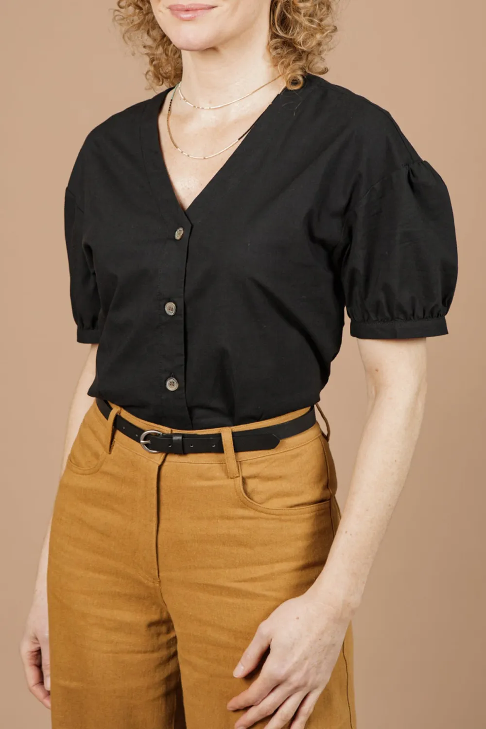 The V-Neck Black Shirt