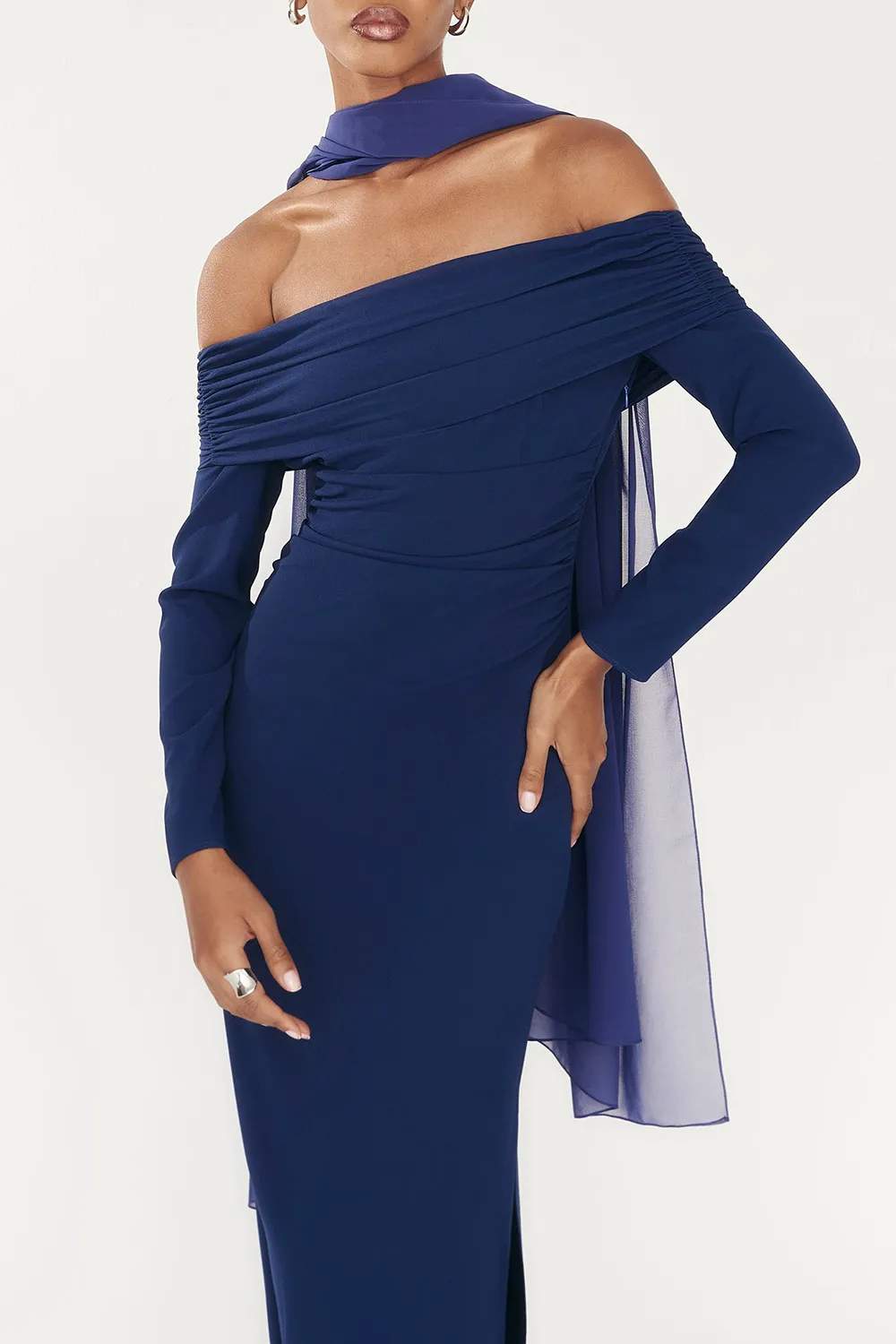 Cobalt Women's Slight Stretch Shawl