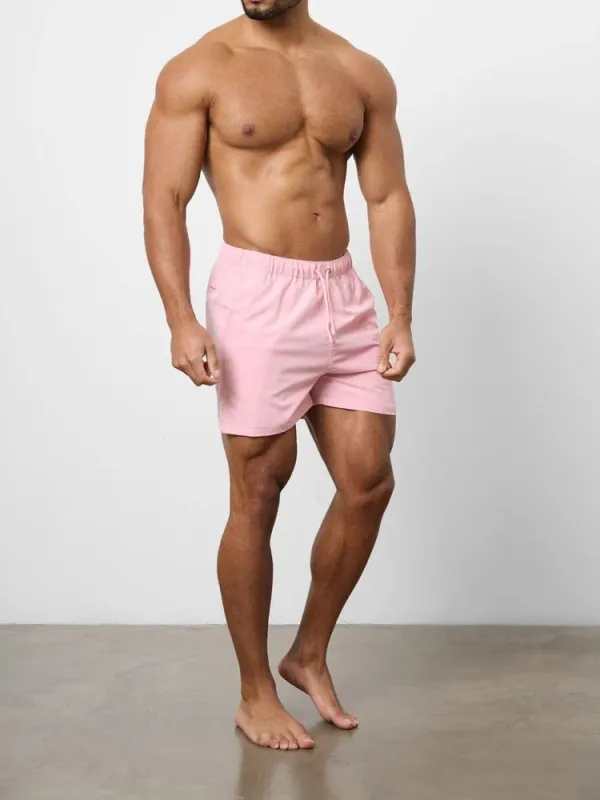 Pale Pink Leisure Daily Swim Short
