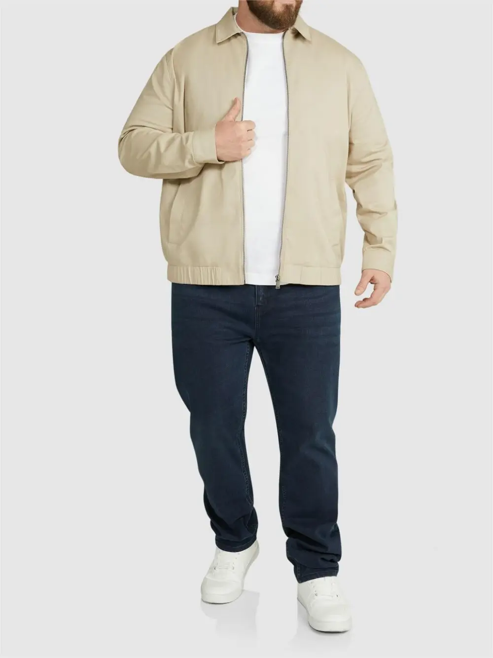LAPEL HARRINGTON JACKET