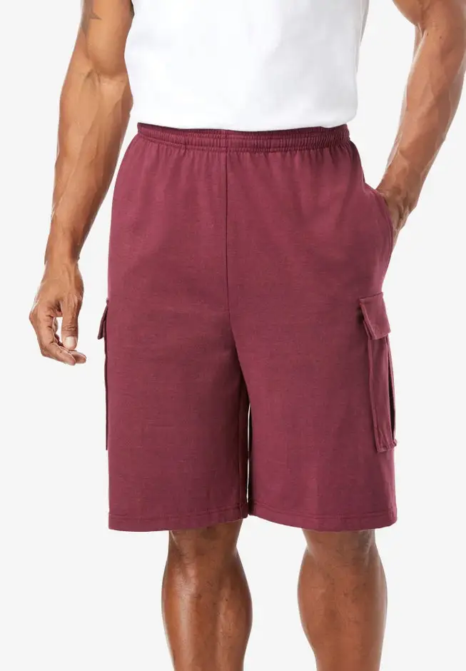 Lightweight Jersey Cargo Shorts