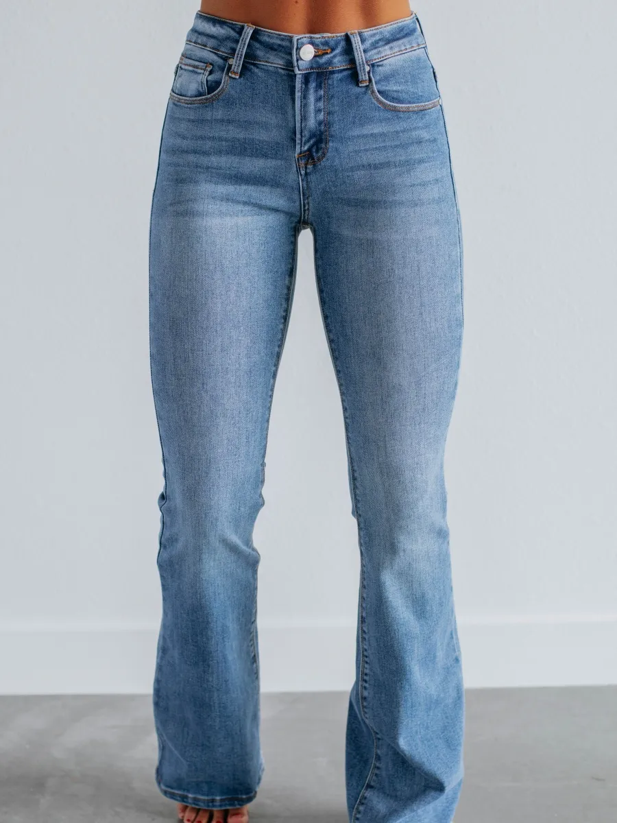 Classic Flare Leg Jeans