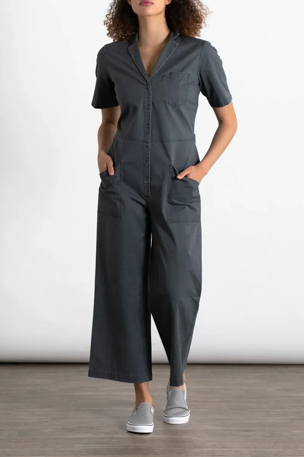 The V-Neck Utility Jumpsuit