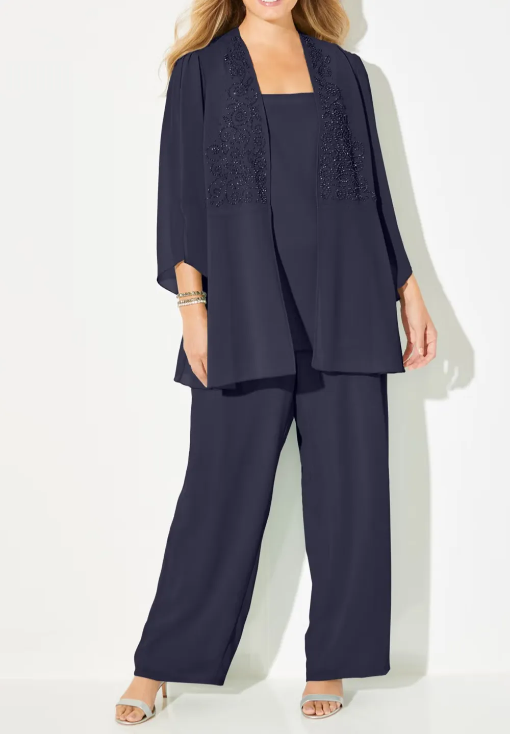 Beaded Pant Set