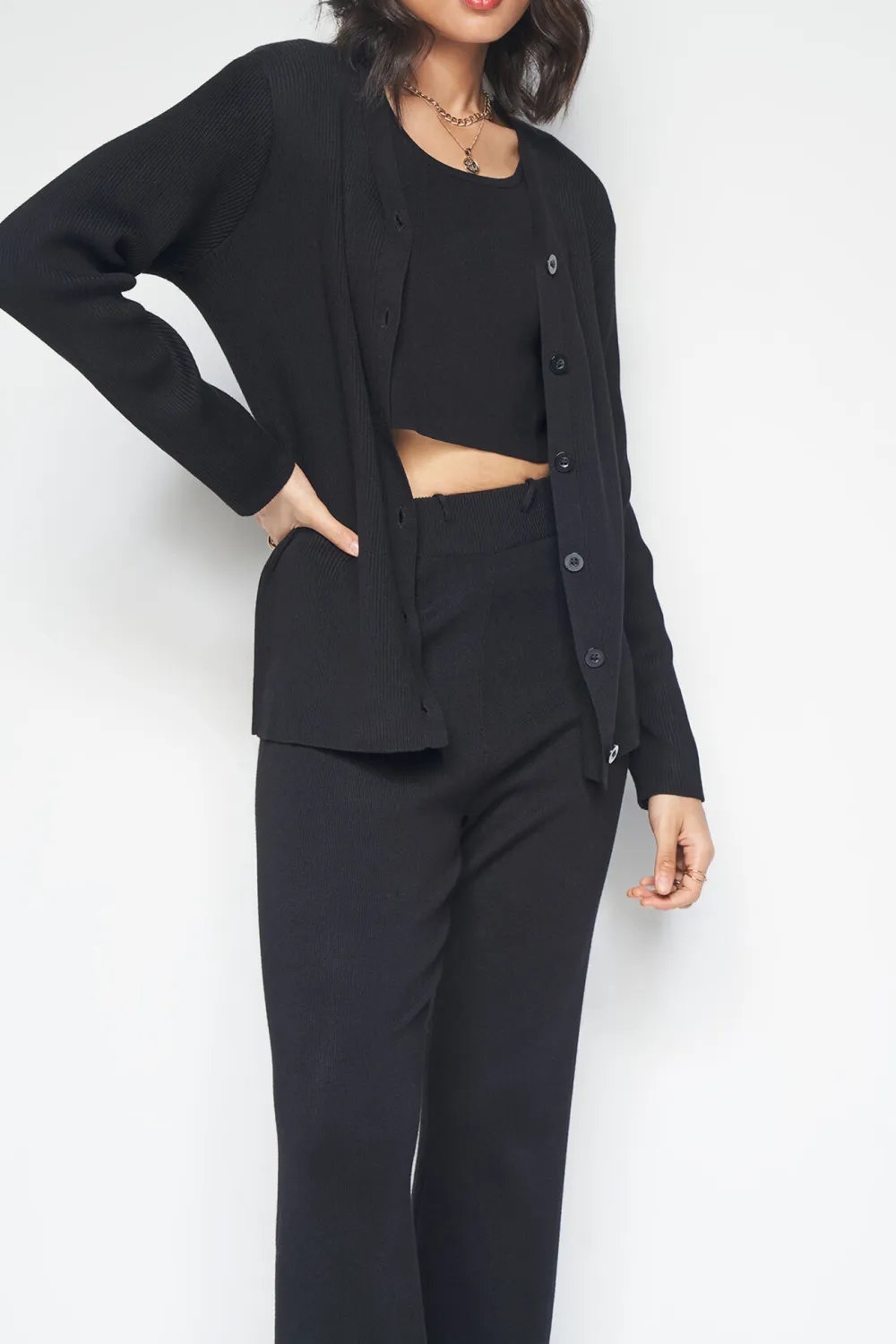 Soft Fabric Relaxed-Fit Basic Set