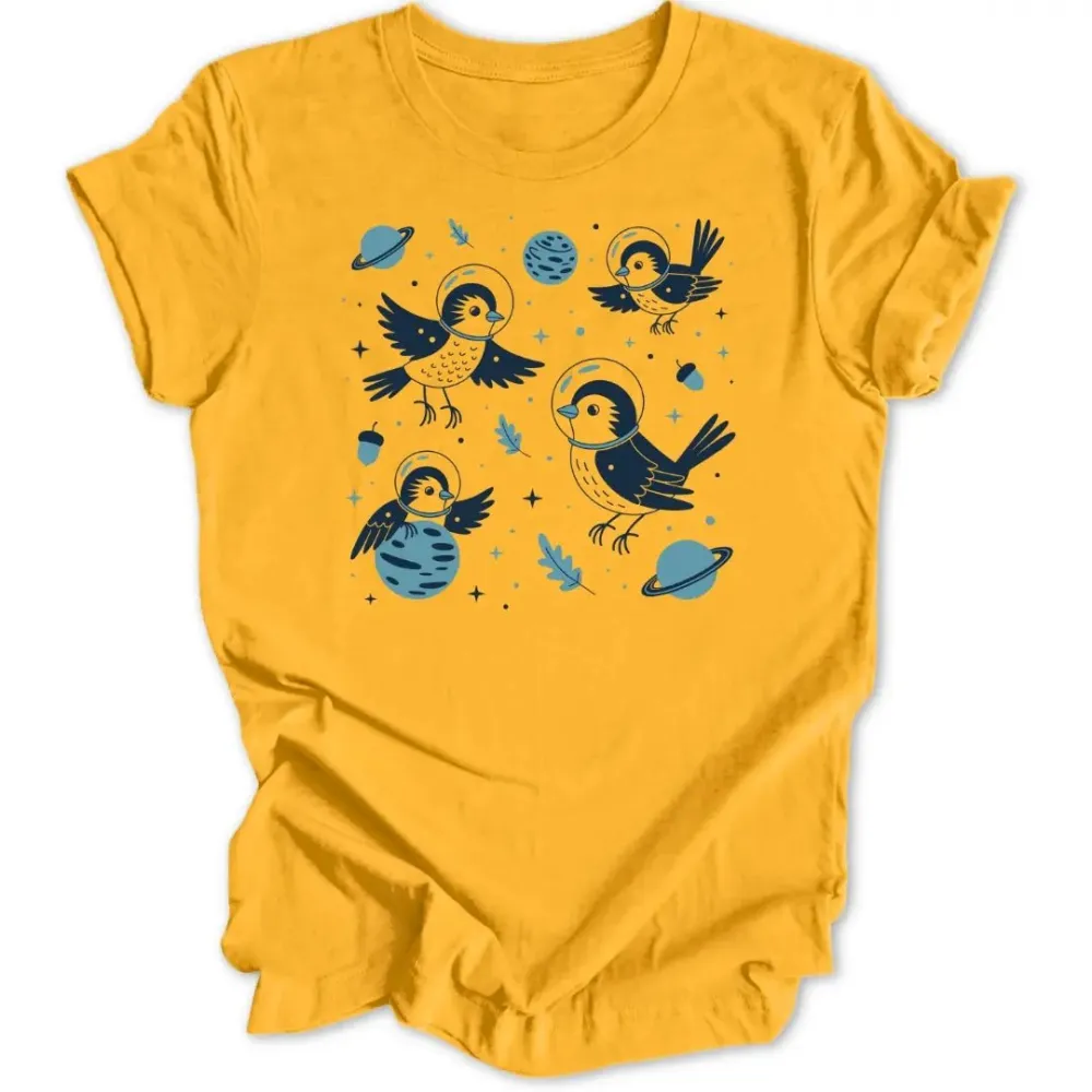 Space Birds Unisex T-Shirt