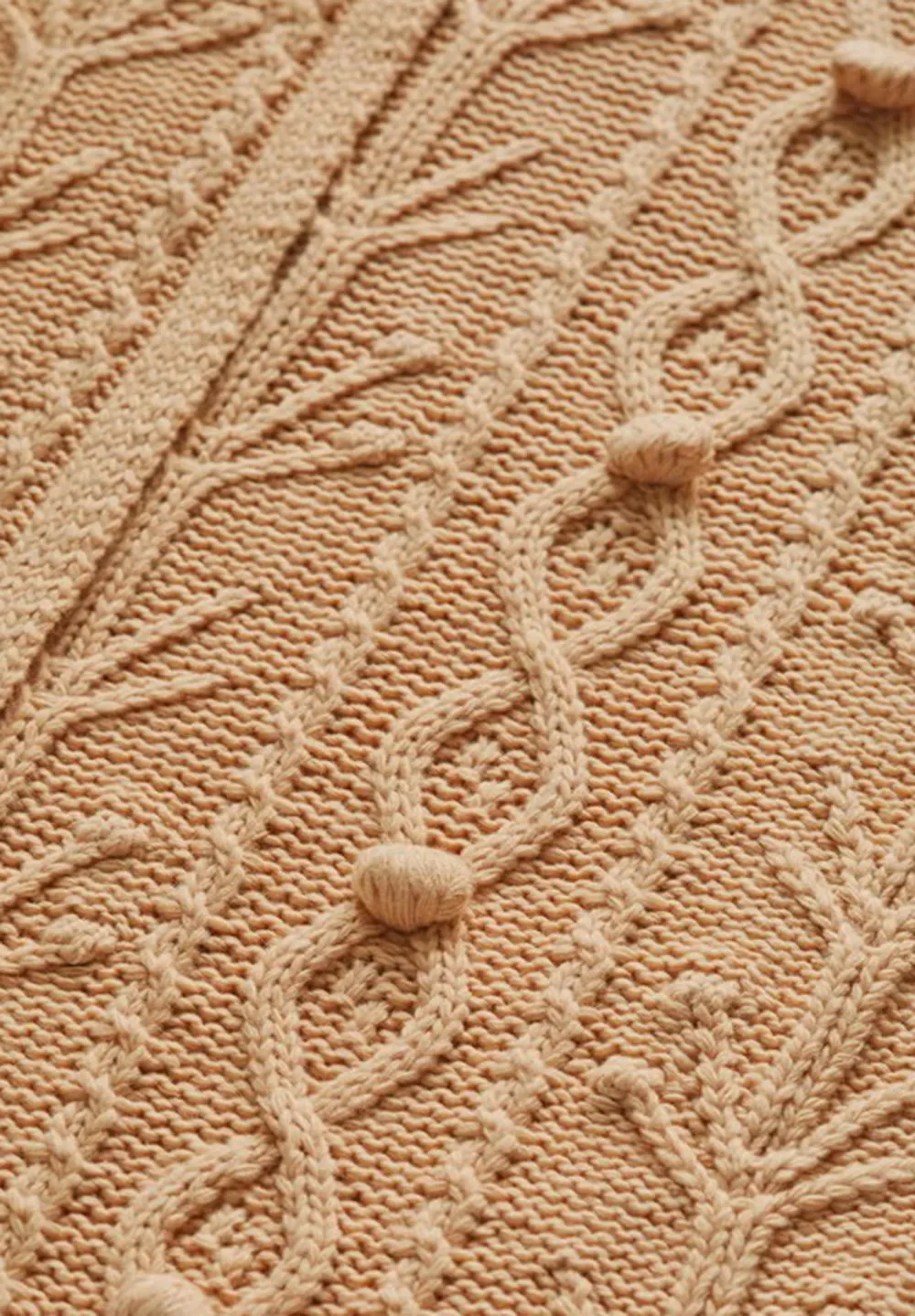 Solid Color Fitted Knitted Cardigan