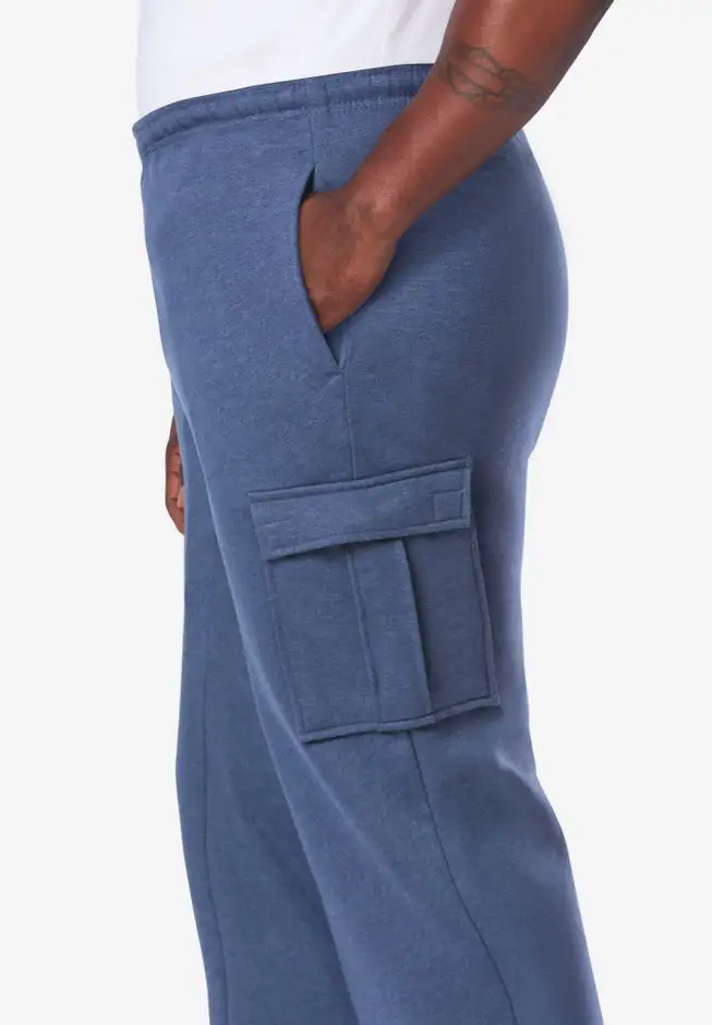 Fleece Cargo Sweatpants