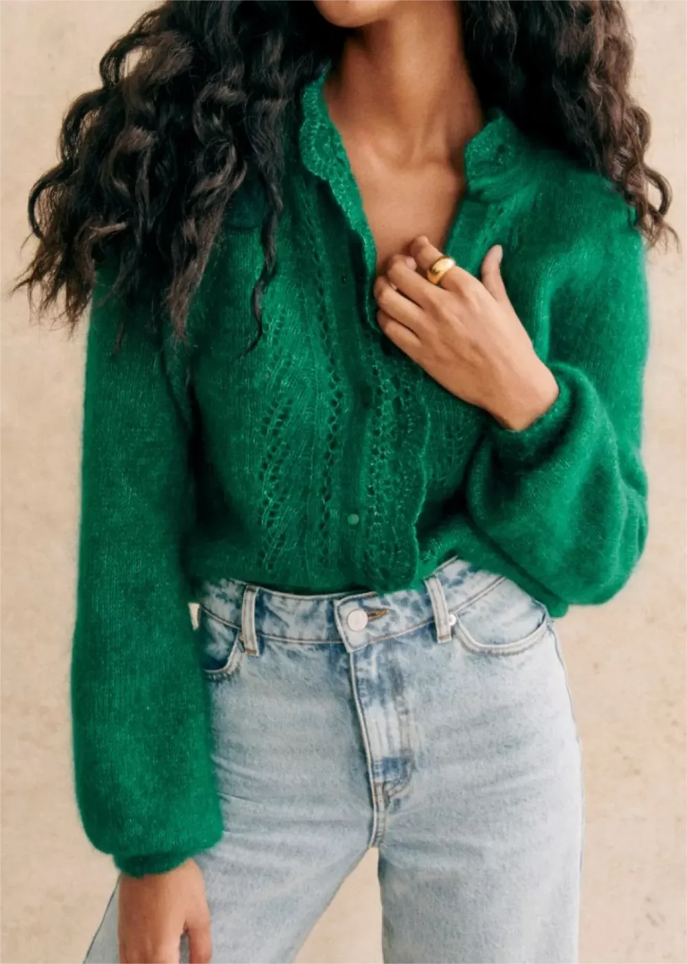 Mandarin Collar Knitwear