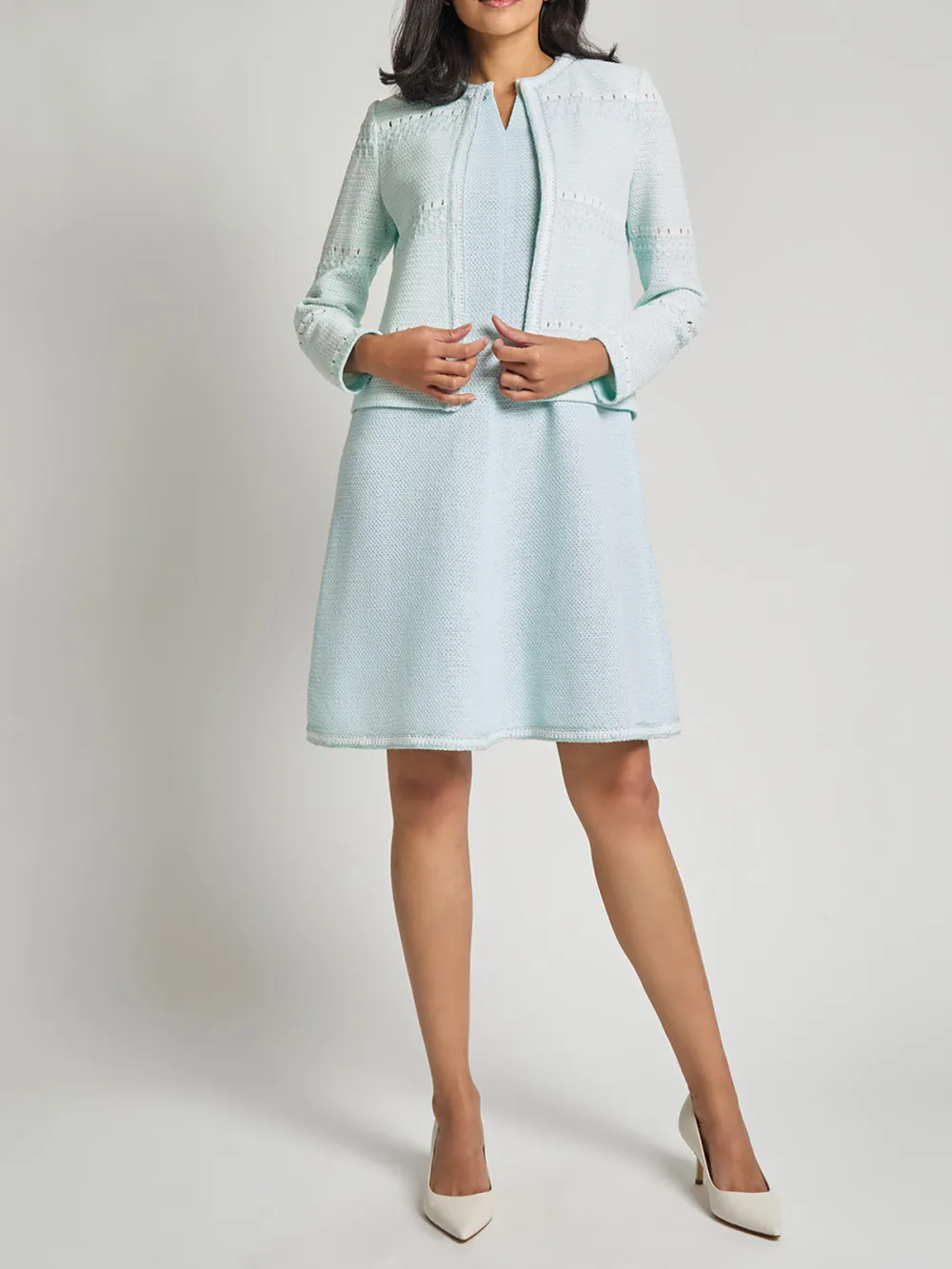 Round Neck Short Women's Jacket