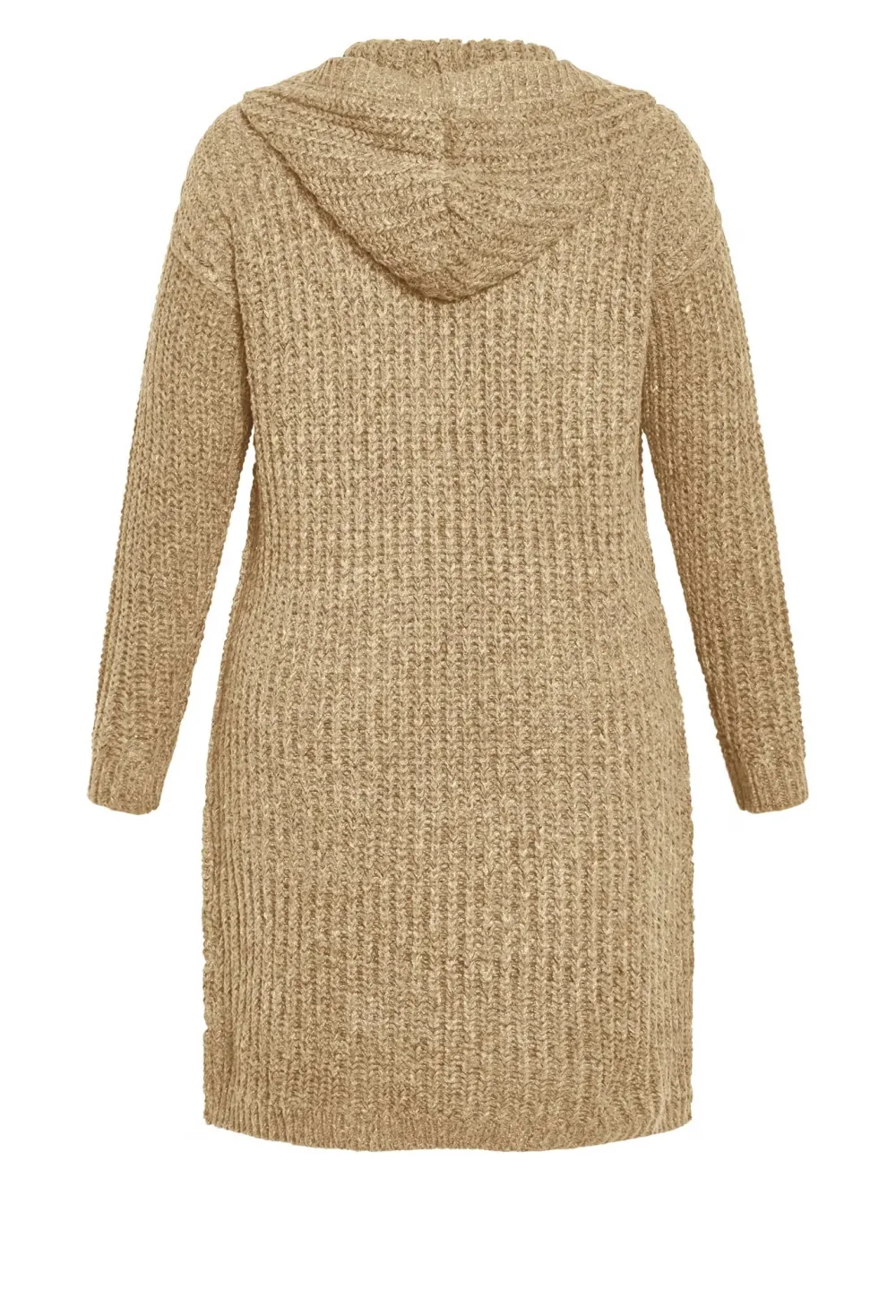 Loose Hooded Cardigan