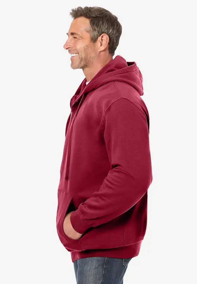 Fleece Zip-Front Hoodie