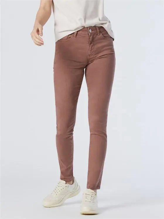 Casual Style Cotton Skinny Pants