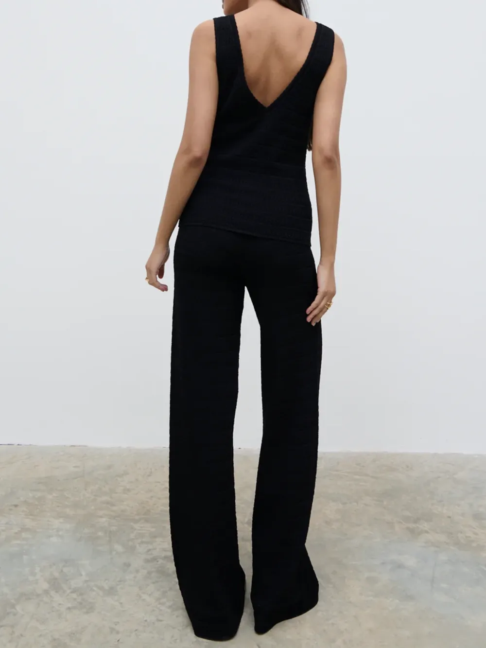 Crochet Knit Trousers