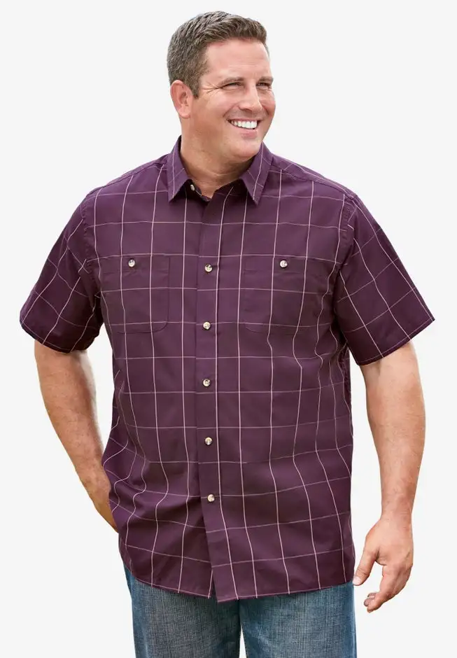 Check Short-Sleeve Sport Shirt