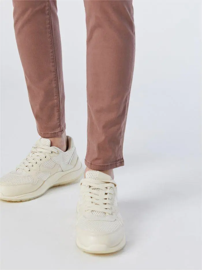 Casual Style Cotton Skinny Pants