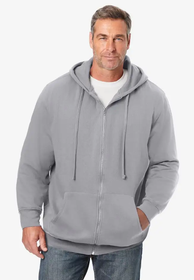 Fleece Zip-Front Hoodie