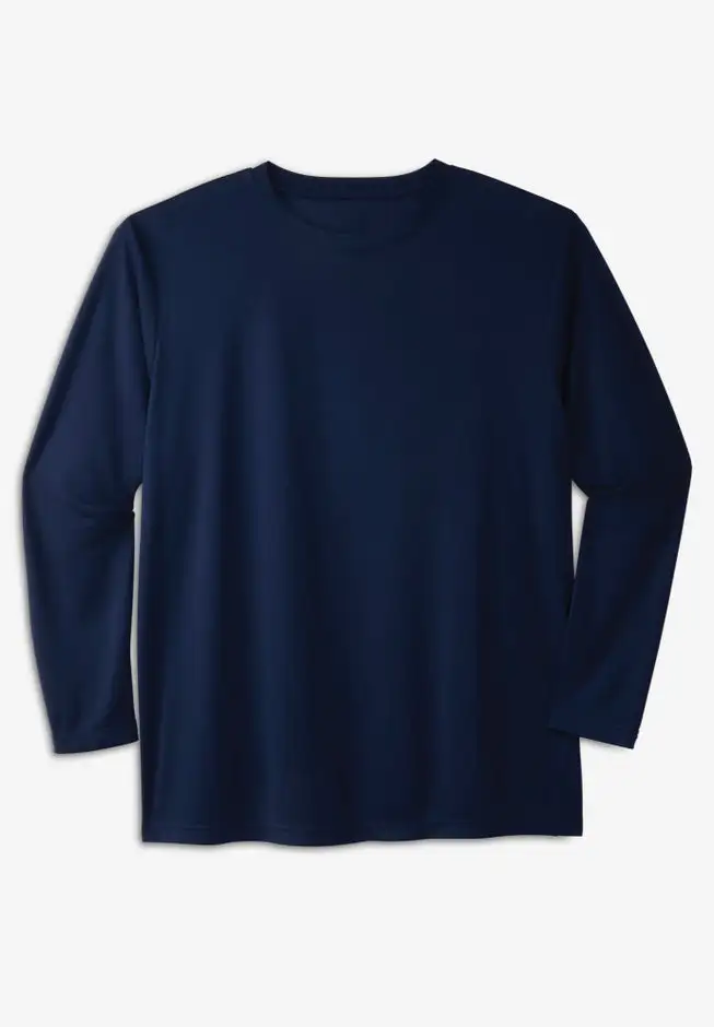 No Sweat Long-Sleeve Crewneck Tee