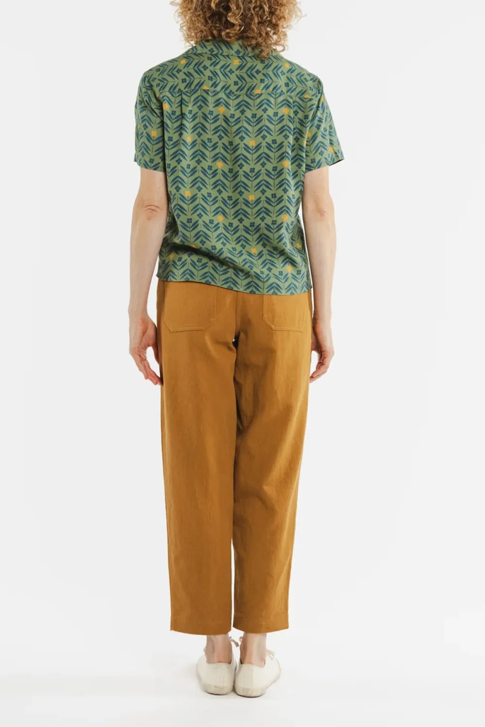 Daily Cropped Green Shirt