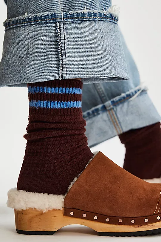 Stripe Socks Blue