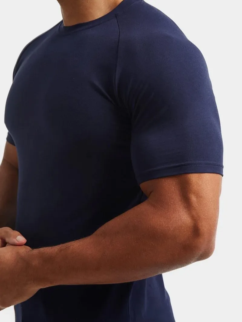True Navy Soft Premium Athletic Tees