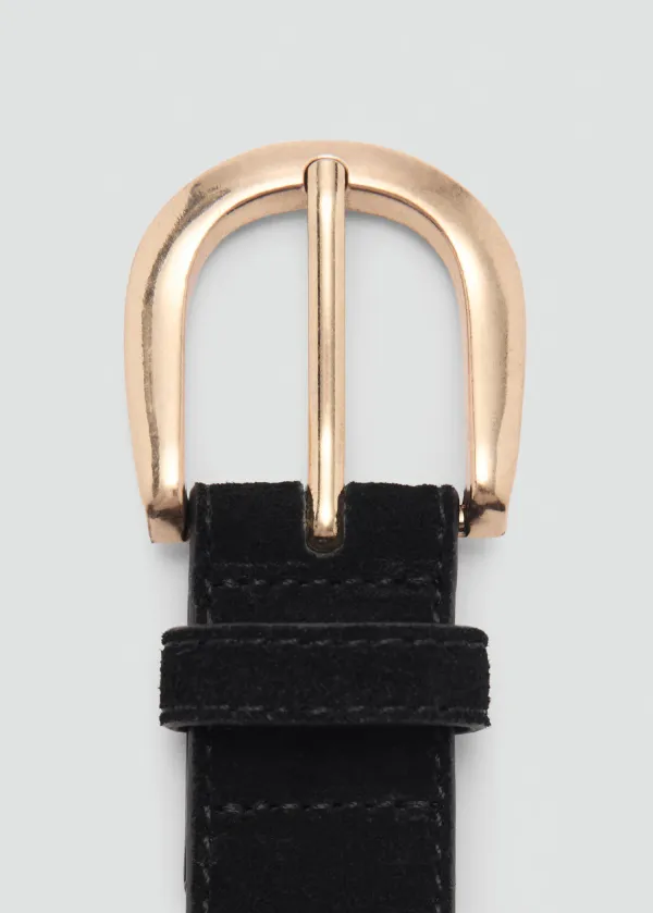 Casual Style Plain Suede Belts