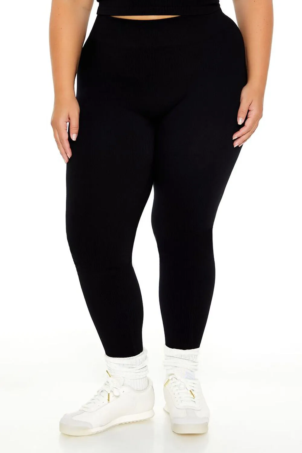 Plus Size Seamless High-Rise Leggings