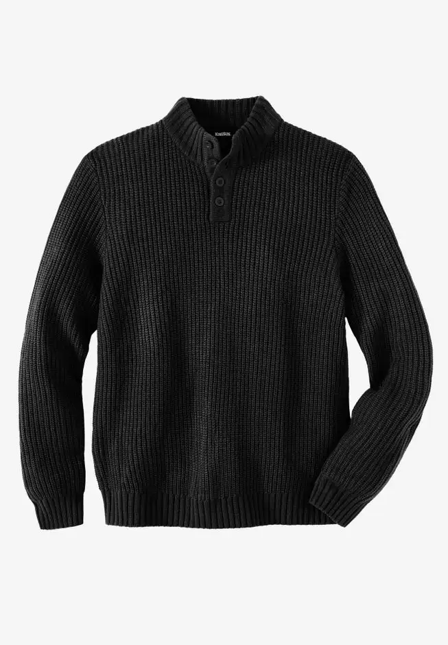 Henley Shaker Sweater