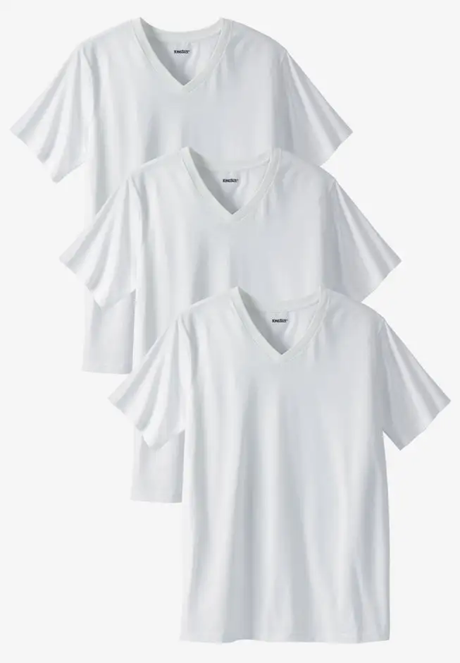 Cotton V-Neck Undershirt 3-Pack