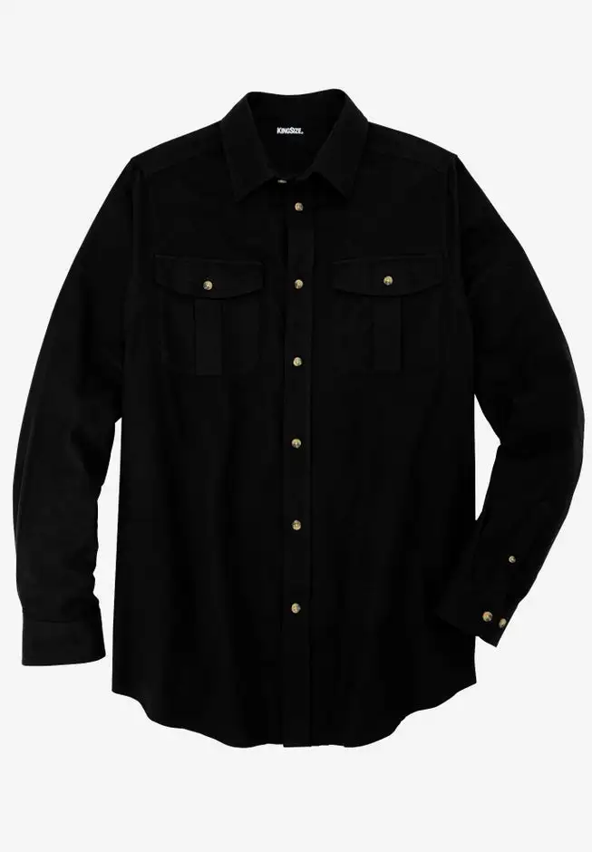 Signature Solid Flannel Shirt