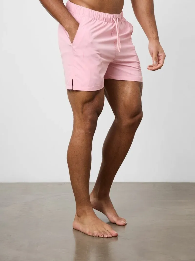 Pale Pink Leisure Daily Swim Short