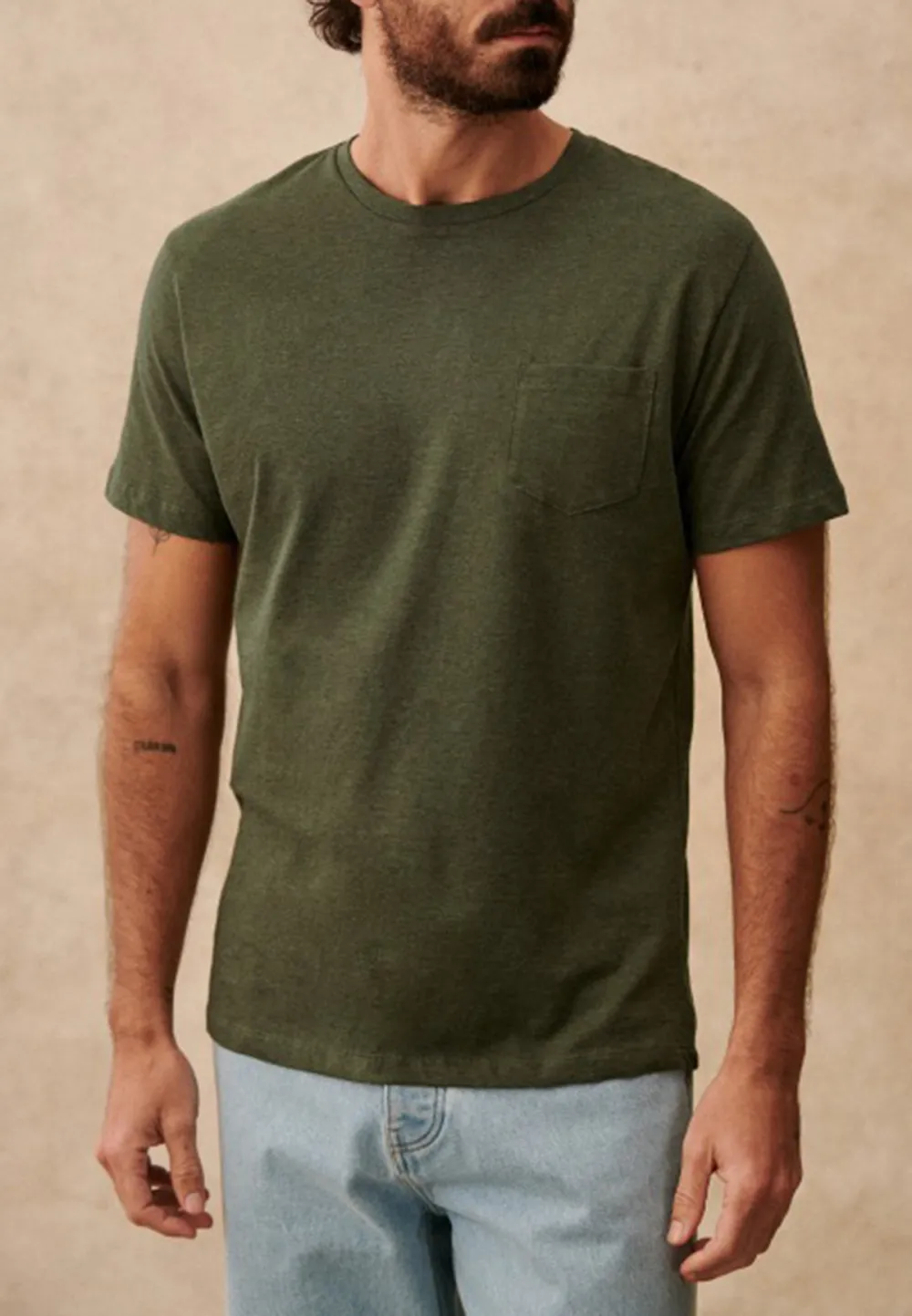 T-Shirt-Mottled Khaki