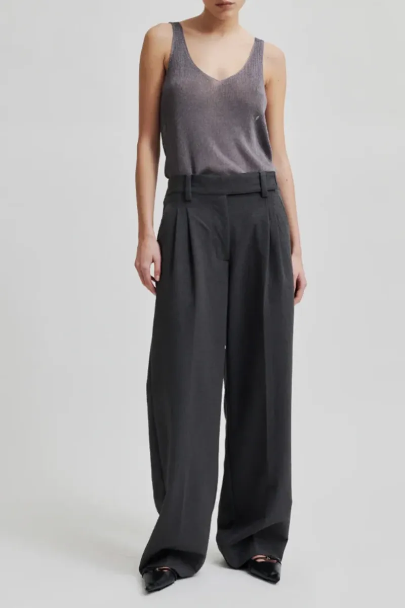 V Neck Knit Casual Sleeveless Tops