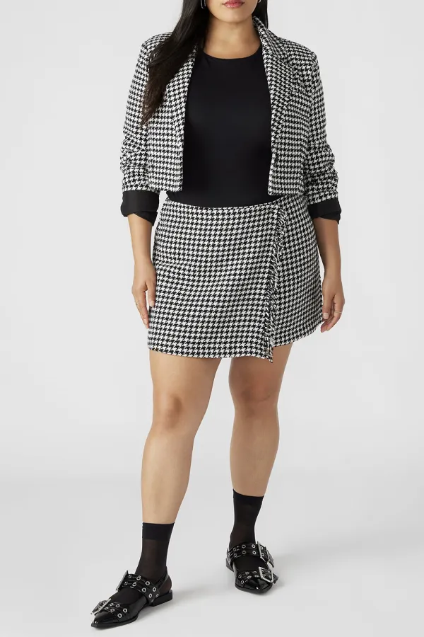 Casual Style Skirt Blackwhite