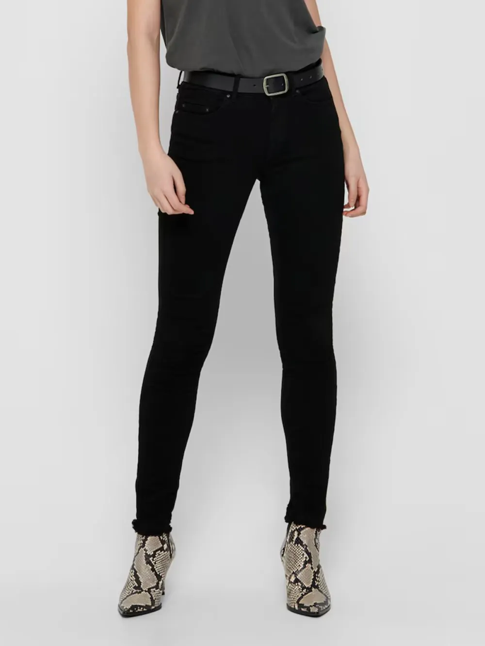 Black Casual Style Jeans
