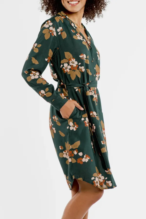 The V-Neck Shirt Dress