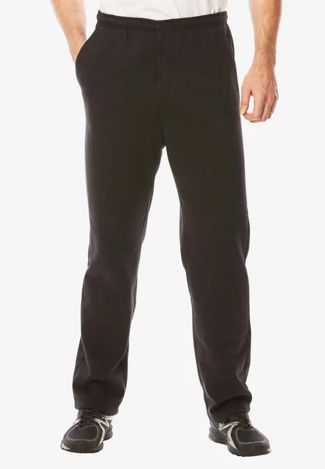 Fleece Zip Fly Sweatpants